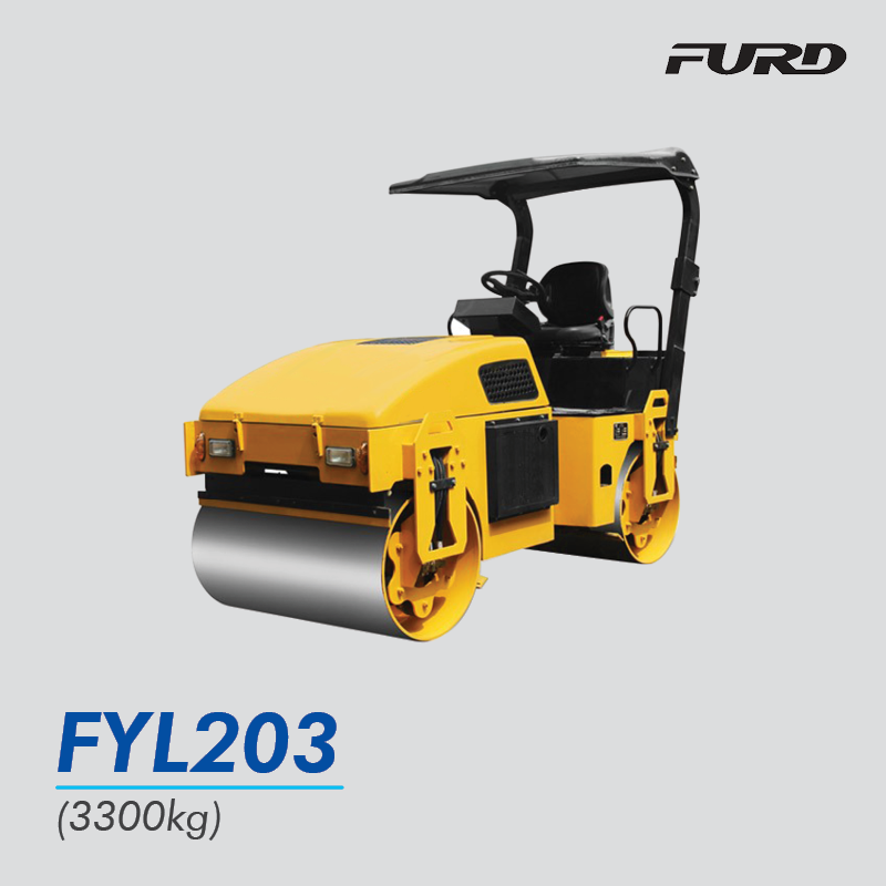 Ride-On Vibratory Roller FYL203 Merek FURD