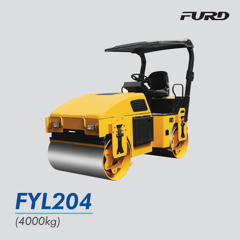 Ride-On Vibratory Roller FYL204 Merek FURD
