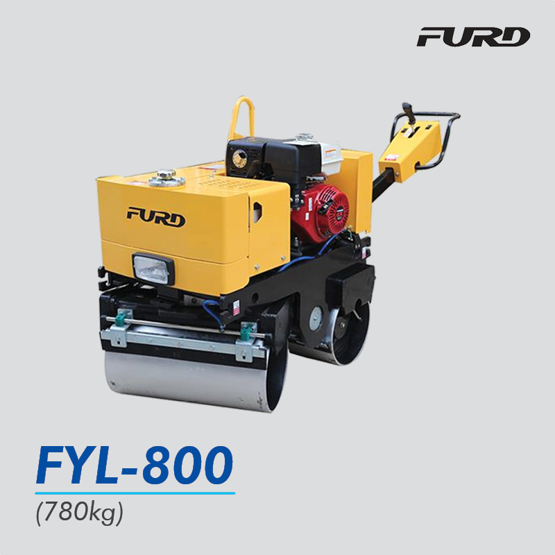 furd hydraulic steering vibratory roller fyl-800