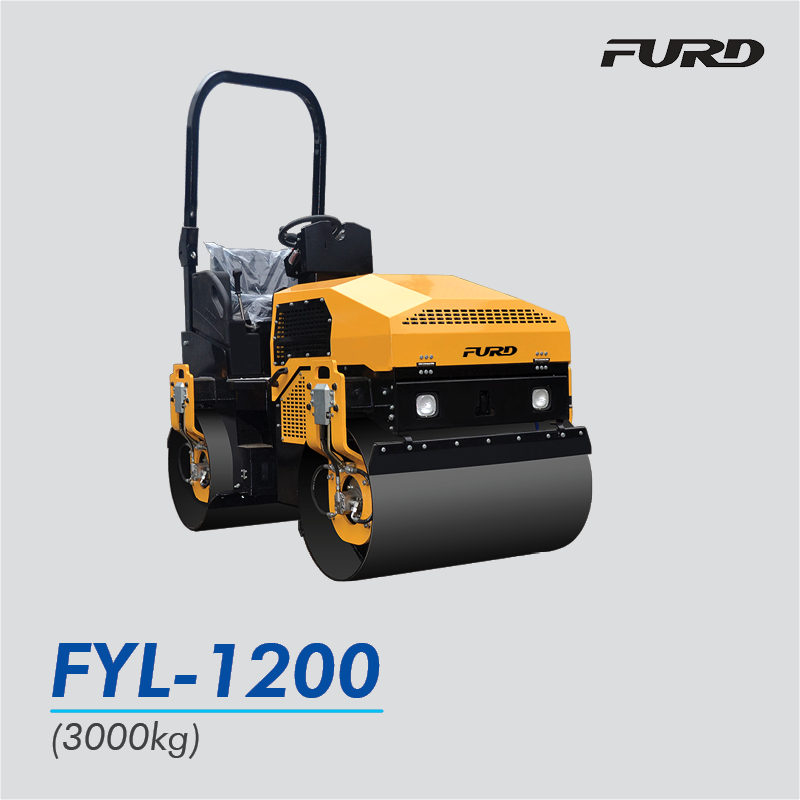 Ride-On Vibratory Roller FYL1200 Merek FURD