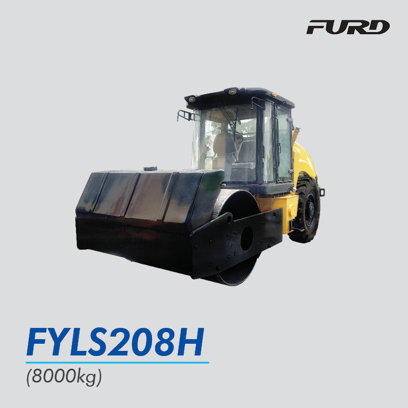 Ride-On Hydraulic Soil  Vibratory Roller FYLS208H Merek FURD